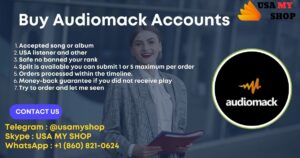 Buy Audiomack Accounts